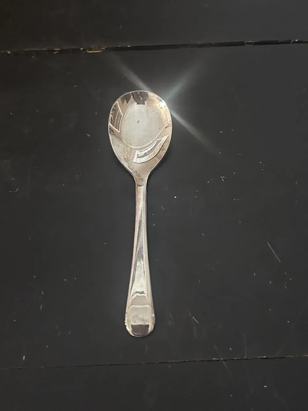 Silver Plated, Sheffield, England, Sugar Spoon